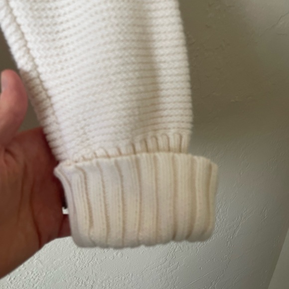 VTG Lauren Ralph Lauren Chunky Open Knit Sweater 100% Cotton Old Money Preppy XL - Picture 4 of 7